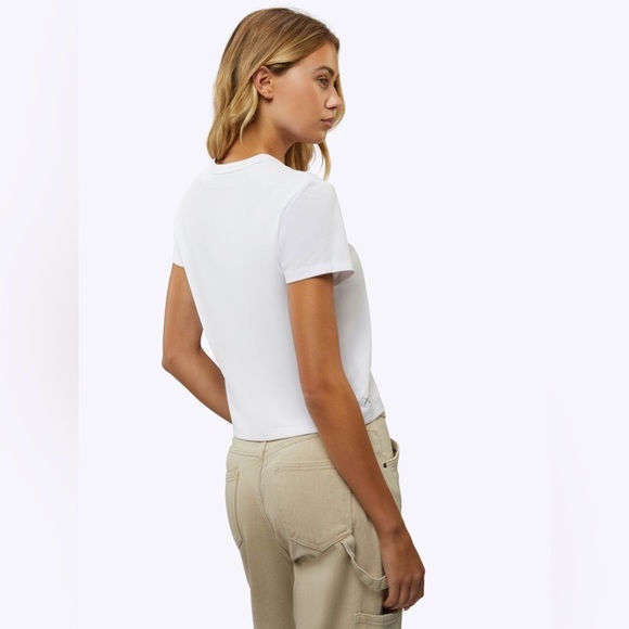 NWOT Cuts Clothing White Almost Friday Tee - Picture 3 of 9